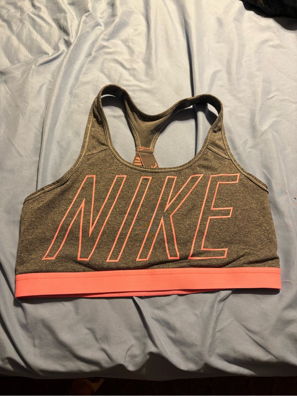 Nike Women’s Grey & Pink Sports Bra